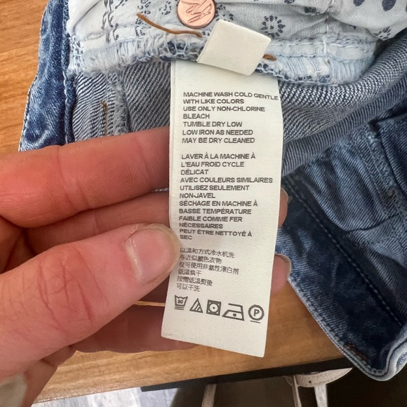 Free people Avery Bermuda Short in Denim Blue size 25, revolve - Picture 11 of 12